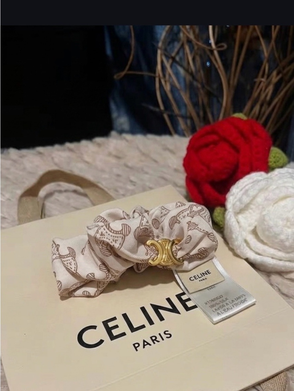 nwt Silk Scrunchie